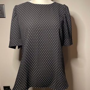 NWT LOFT Polka Dot Blouse (4)